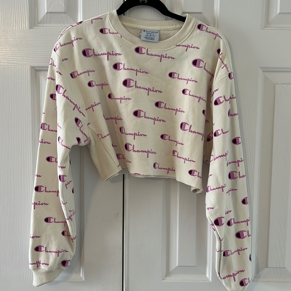 Cropped Champion Sweater - Size Small